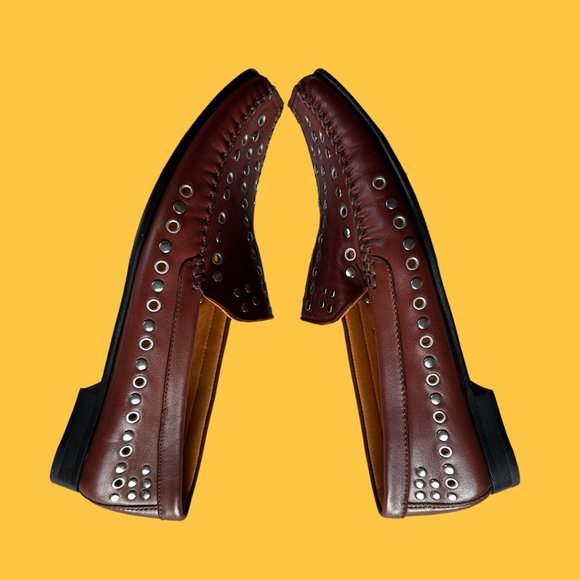 Robert Zur True Glove Leather Vero Shoes Flats Loafers Slip-Ons 8 Soft Brown EUC - Picture 4 of 10